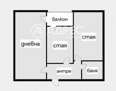 Тристаен апартамент, София, Младост 2, 632311, Снимка 1