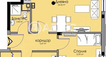 Тристаен апартамент, Бургас, Сарафово, 681311, Снимка 2