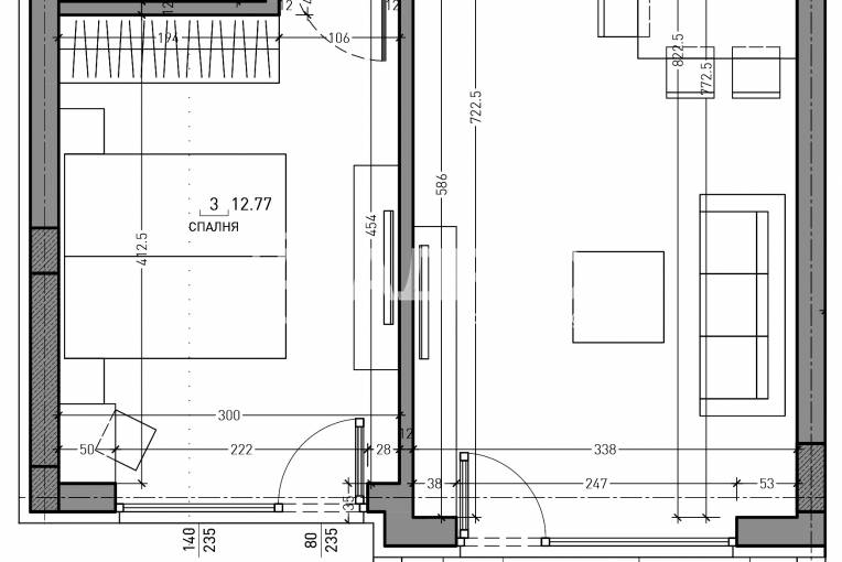 Двустаен апартамент, София, Малинова Долина, 640314, Снимка 7