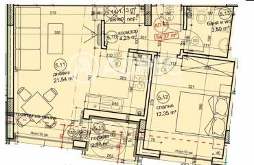 Двустаен апартамент, Варна, Погребите, 681315, Снимка 1