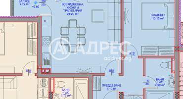 Двустаен апартамент, Варна, Виница, 693315, Снимка 3