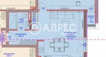 Двустаен апартамент, Варна, Виница, 693317, Снимка 3