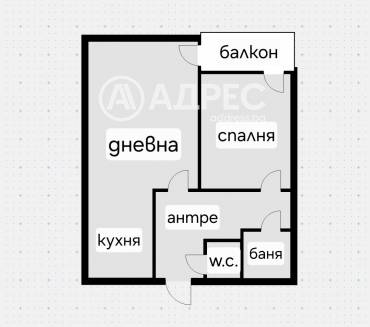 Двустаен апартамент, София, Витоша, 703320, Снимка 1