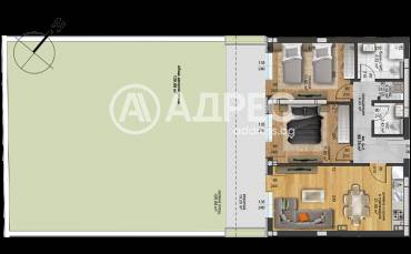 Тристаен апартамент, Пловдив, Западен, 666321, Снимка 1