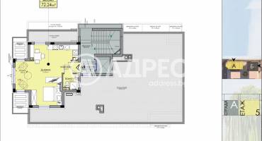 Едностаен апартамент, Бургас, Сарафово, 681321, Снимка 3