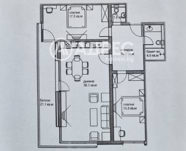 Тристаен апартамент, София, Манастирски ливади - изток, 664324, Снимка 1