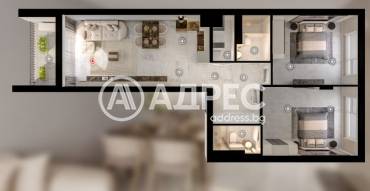 Тристаен апартамент, София, Манастирски ливади - изток, 671327, Снимка 1