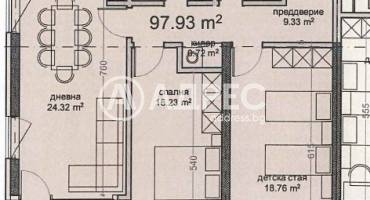 Тристаен апартамент, Варна, Владислав Варненчик, 683328, Снимка 2