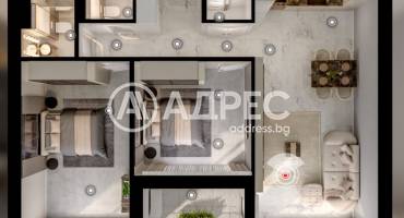 Тристаен апартамент, София, Манастирски ливади - изток, 670330, Снимка 4