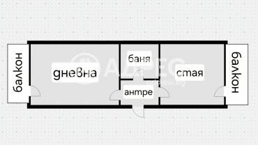 Двустаен апартамент, София, Център, 680331, Снимка 1