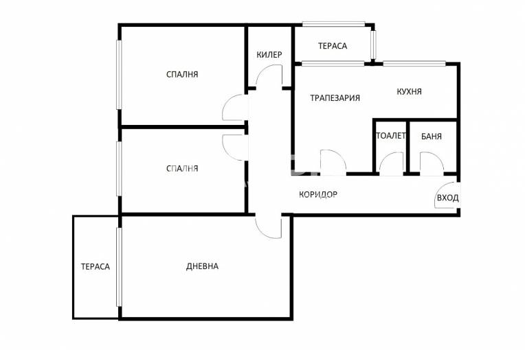 Многостаен апартамент, Варна, Кайсиева градина, 687331, Снимка 1