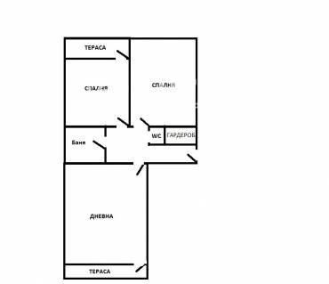 Тристаен апартамент, София, Кръстова вада, 668334, Снимка 1