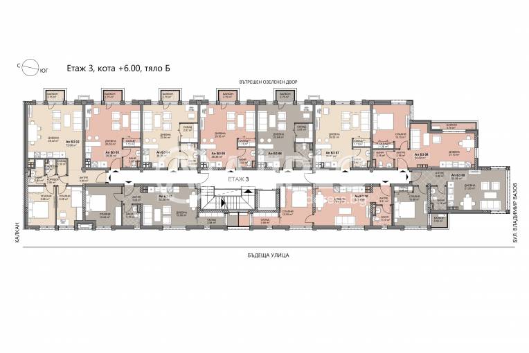 Едностаен апартамент, София, Левски Г, 677334, Снимка 7
