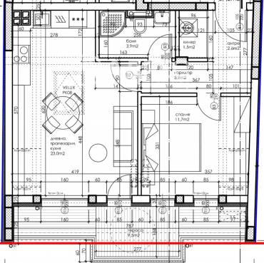 Двустаен апартамент, Варна, Колхозен пазар, 688334, Снимка 1