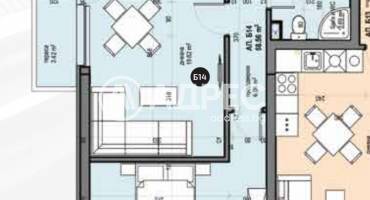 Двустаен апартамент, София, Люлин 5, 686336, Снимка 4