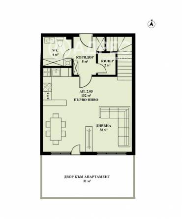 Тристаен апартамент, Банкя, Банкя, 647338, Снимка 1