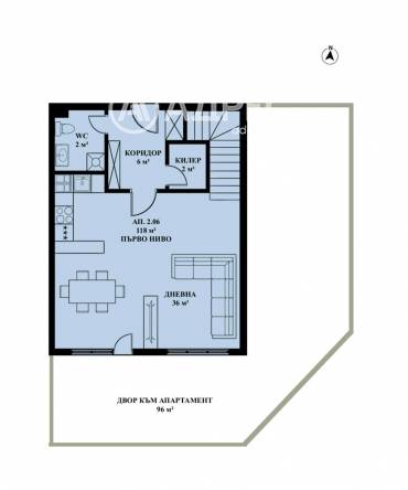 Тристаен апартамент, Банкя, Банкя, 647339, Снимка 1