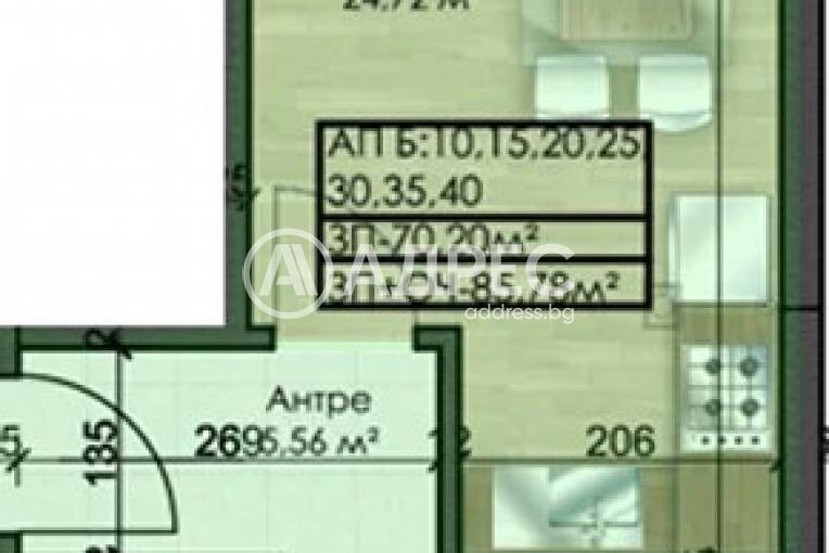 Двустаен апартамент, София, Овча купел, 681341, Снимка 1