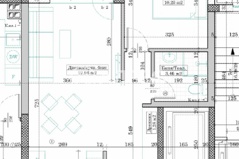Двустаен апартамент, Варна, Левски, 605343, Снимка 3
