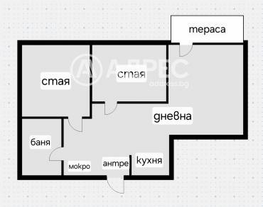 Тристаен апартамент, София, Витоша, 656343, Снимка 1