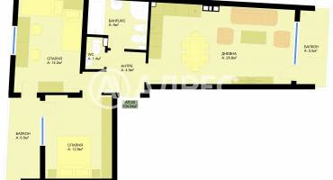 Тристаен апартамент, Варна, Победа, 616344, Снимка 2