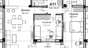Тристаен апартамент, Пловдив, Христо Смирненски, 690344, Снимка 2