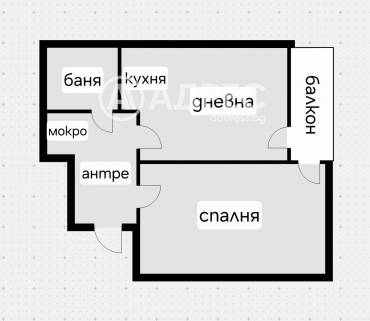 Двустаен апартамент, София, Банишора, 689345, Снимка 1