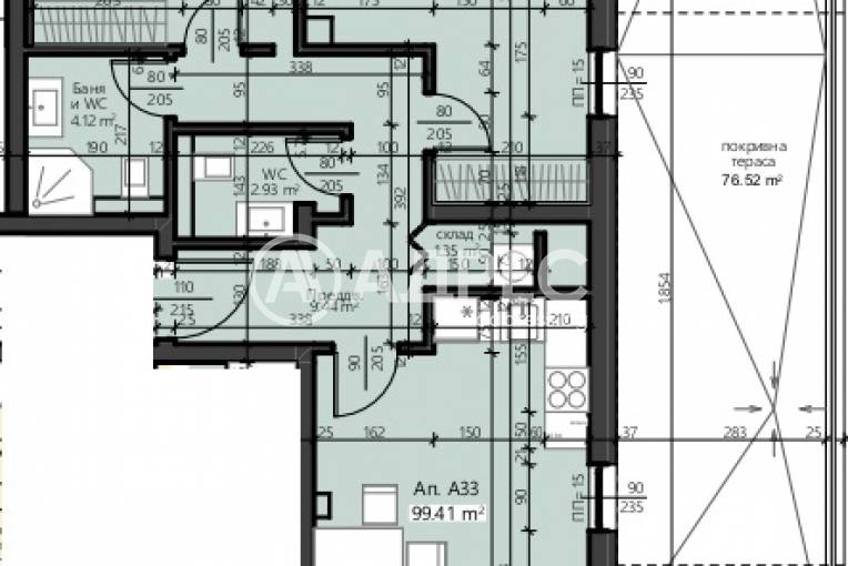 Тристаен апартамент, Бургас, Сарафово, 681346, Снимка 2