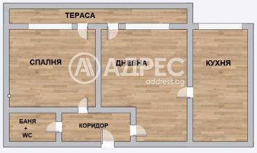 Двустаен апартамент, Варна, Кайсиева градина, 645348, Снимка 1