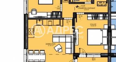 Тристаен апартамент, Ямбол, Златен рог, 702348, Снимка 2