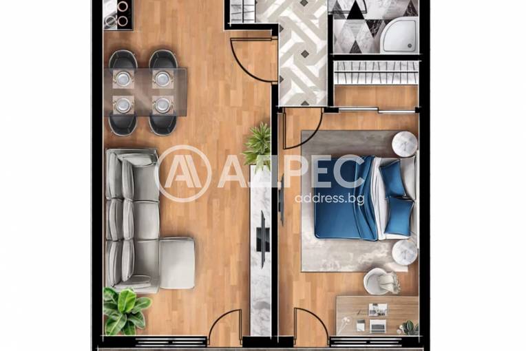 Двустаен апартамент, Банкя, Банкя, 647349, Снимка 4