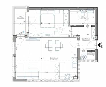 Двустаен апартамент, Варна, Владислав Варненчик, 673349, Снимка 1