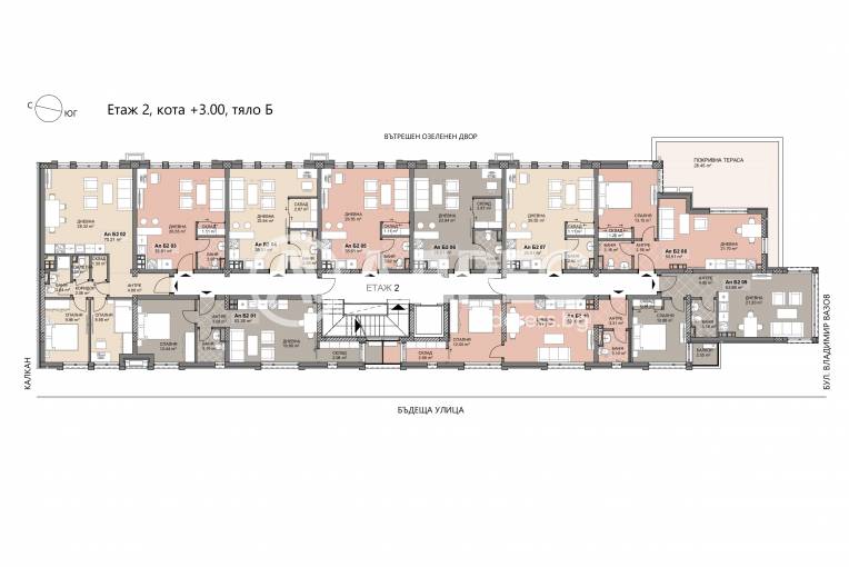 Двустаен апартамент, София, Левски Г, 677349, Снимка 4