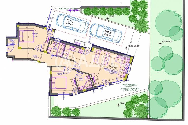 Тристаен апартамент, Бургас, Сарафово, 681350, Снимка 2