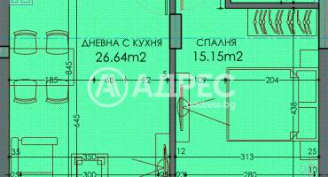 Двустаен апартамент, Пловдив, Тракия, 683351, Снимка 2