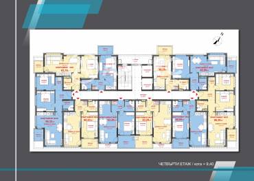 Двустаен апартамент, Бургас, Хоризонт, 653354, Снимка 2