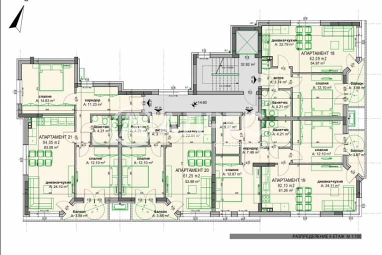 Тристаен апартамент, Бургас, Меден рудник - зона В, 571355, Снимка 7