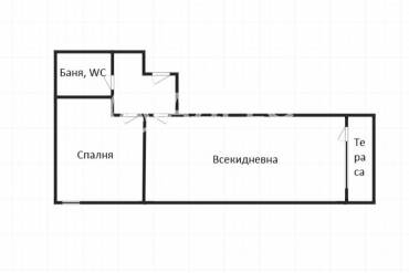 Двустаен апартамент, Бургас, Възраждане, 642355, Снимка 1