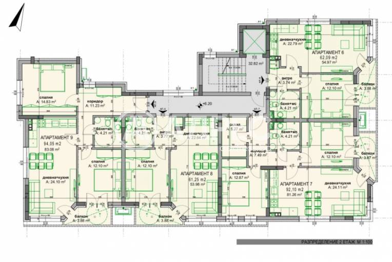 Двустаен апартамент, Бургас, Меден рудник - зона В, 571356, Снимка 6