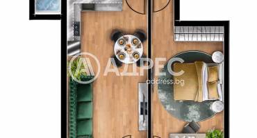 Двустаен апартамент, Банкя, Банкя, 647357, Снимка 4