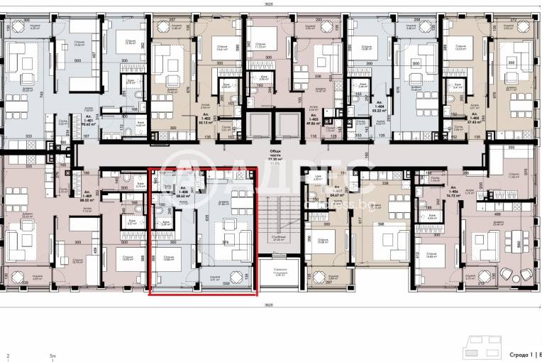 Двустаен апартамент, Костинброд, Зора, 678358, Снимка 5