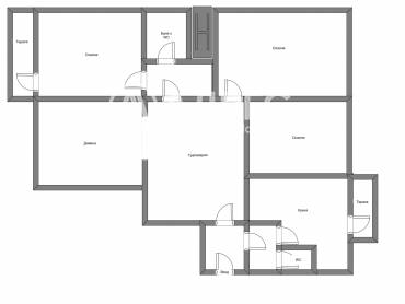 Многостаен апартамент, София, Център, 682358, Снимка 1