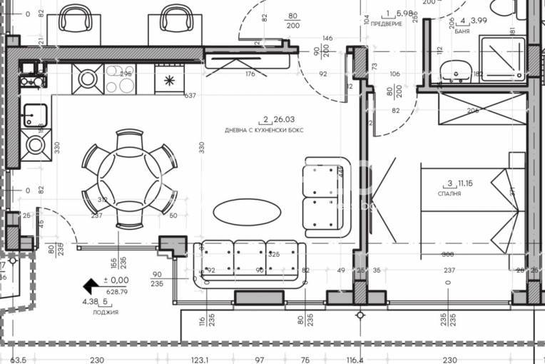 Тристаен апартамент, София, Малинова Долина, 660359, Снимка 1