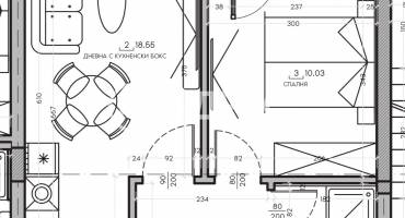 Двустаен апартамент, София, Малинова Долина, 660362, Снимка 1