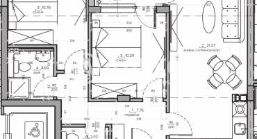 Тристаен апартамент, София, Малинова Долина, 660363