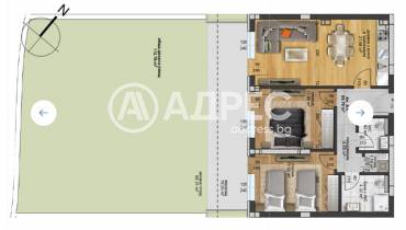 Тристаен апартамент, Пловдив, Западен, 666363, Снимка 1