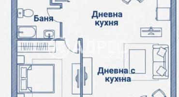 Двустаен апартамент, София, Овча купел 1, 670363, Снимка 2