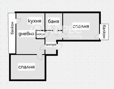 Тристаен апартамент, София, Център, 689363, Снимка 1