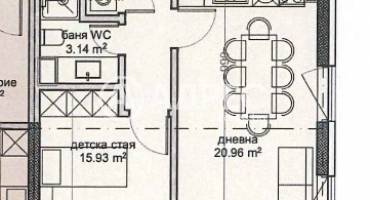 Тристаен апартамент, Варна, Владислав Варненчик, 683365, Снимка 2