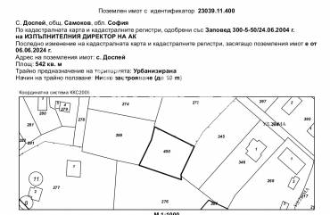 Парцел/Терен, Доспей, 654366, Снимка 2